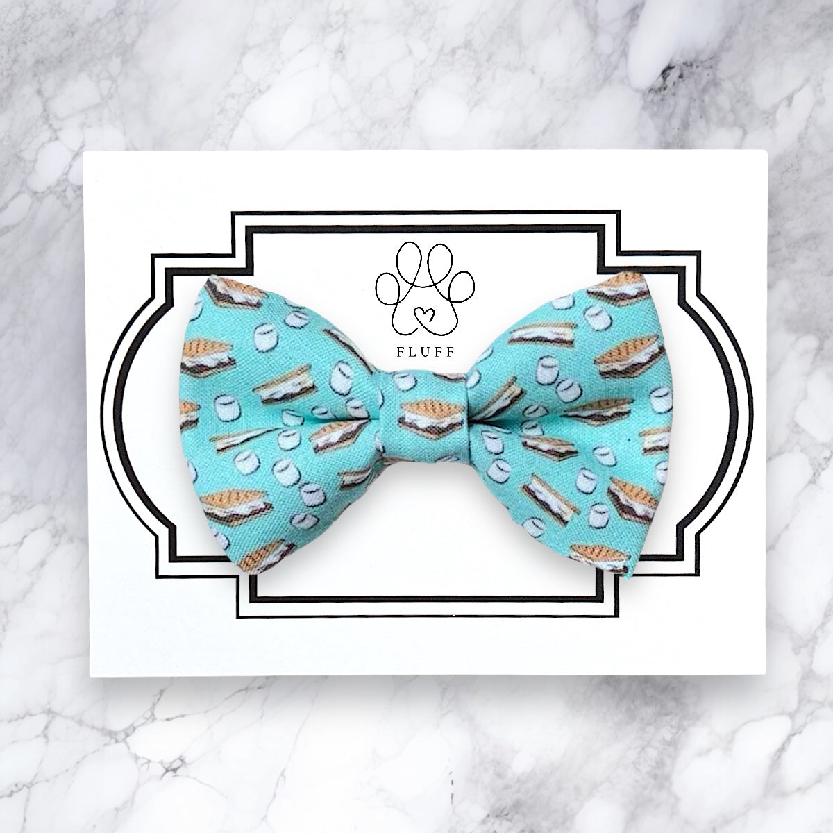 Camping Dog Bow Tie and Cat Bow Tie- S’mores