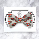 Dad Tattoo Dog Bow Tie and Cat Bow Tie for Fathers Day and Valentines Day