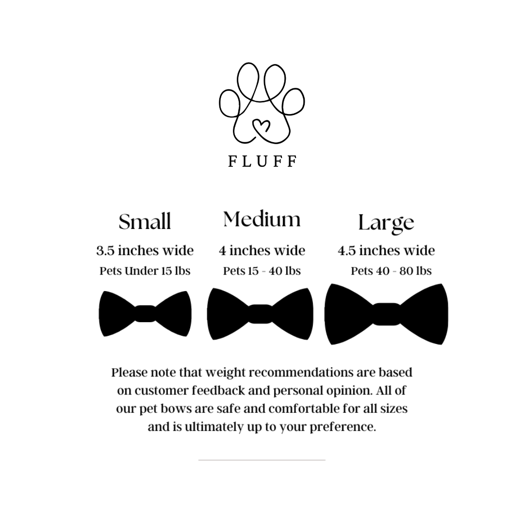 three different bow ties are shown in black and white