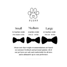 three different bow ties are shown in black and white